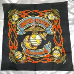 ✨実物✨アメリカ軍★バンダナ★US Army★米軍★USMC★NAVY★ブラック