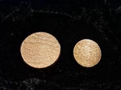 美品　メタルボタン　ゴールド　約1.5cm　約2.1cm