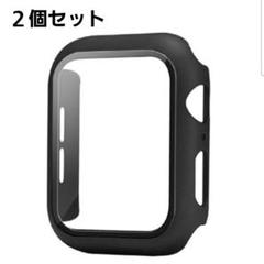 大特価⭐アップルウォッチカバー ケース ブラック 保護カバー 薄型 ２個セット