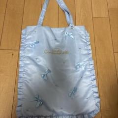 サンリオ シナモロール トートバッグ フリル 水色