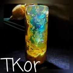 【ハンドメイド】コルクレジン 海の世界 泡ぷくクリオネ