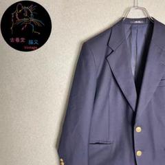 ✮ジャケット　ブレザー　ネイビー　金ボタン　名入　お台場仕立て　L✮