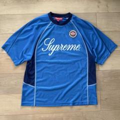 supreme サッカーシャツ　新品未使用　Mサイズ　ブルー　青 Yahoo!オークション -「supreme football jersey」の落札相場