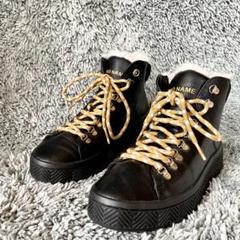 最終お値下げ【新品】NO NAME 厚底スニーカー　サイズ35 （22.5㎝） NO NAME 【NO SPEED ナイロン】厚底スニーカー レディース