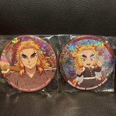 鬼滅の刃 煉獄杏寿郎 ホログラム缶バッジ～漆ノ章 in ナムコ～ 全2種セット