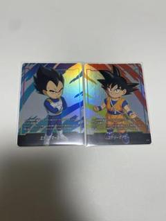 ドラゴンボールフュージョンワールドエナジーマーカー02悟空1枚、ベジータ1枚