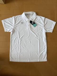 Umbro ホワイト ポロシャツ 未使用 - メルカリ