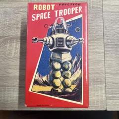 ブリキロボットspace trooper HAHATOY製品　新品/ゼンマイ指揮 ブリキロボットspace trooper HAHATOY製品 新品/ゼンマイ指揮