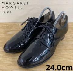 MARGARET HOWELL idea エナメルレースアップシューズ 24cm