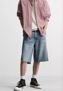 ZARA チェックプリントジョーツ　ジョーツ　バギージョーツ 新品未使用ZARA チェックプリント ジョーツ バギーパンツ
