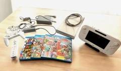 Wii U 本体 32GB コントローラー＆ソフト4本セット 【動作確認済】