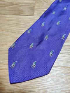 【期間限定】ラルフローレン RALPH LAUREN ネクタイ 紫