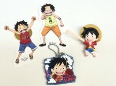 ルフィ ワンピース ONE PIECE ステッカー お茶友 フィギュア