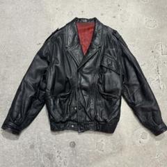 Vintage ユーロ製 リアルレザージャケット Lサイズ Vintage ユーロ製 リアルレザージャケット Lサイズ