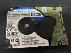 【ほぼ未使用】WD 2TB 内蔵型ハードディスクドライブ　2.5インチ