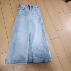 極美品　DENHAM フロントスリット デニムスカート