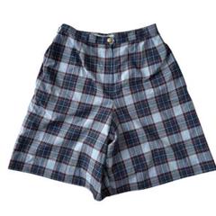 BURBERRY バーバリー ノバチェック キュロット ハーフパンツ ブルーXL