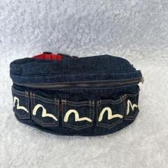 【美品】EVISU 5ポケット ウエストポーチ カモメ　デニム