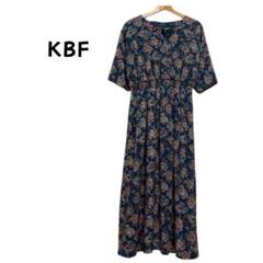美品 KBF 総柄 ワンピース ロングワンピース ペイズリー柄