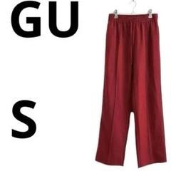 GU プルオンパンツ+EC(丈長め79.5cm) レッドS