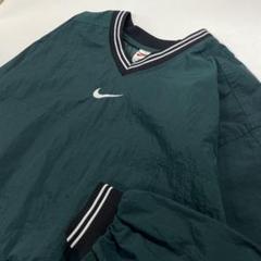 【美品】NIKE 90's 白タグ ナイロンジャケット センターロゴ XL