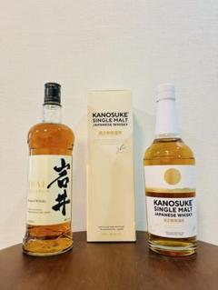 [新品•未使用]嘉之助 岩井 ウイスキー ２本セットのサムネイル