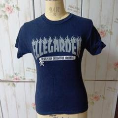 ELLEGARDEN フレイムデザイン Tシャツ ネイビー 紺色　150　Ｓのサムネイル