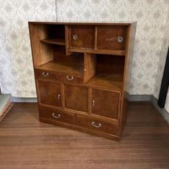 【ジャンク】昭和レトロ 木製 水屋箪笥 小箪笥 引き戸 引き出し 古民家 古家具 ジャンク】昭和レトロ 木製 水屋箪笥 小箪笥 引き戸 引き出し 古