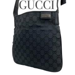 極美品　GUCCI グッチ　ショルダーバッグ GGキャンバス　ポシェット　肩掛け