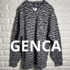 【新品未使用】GENCAメンズ長袖シャツ/綿100%/メンズL