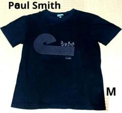 【Paul Smith】レコードデザイン ブラック Tシャツ/ポールスミス M