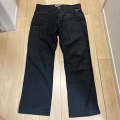 オークリー　黒　緑　ゴルフカーゴパンツ　メンズ　サイズL スカル　夏用