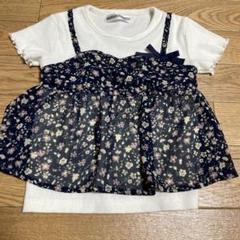 フラワープリント Tシャツ