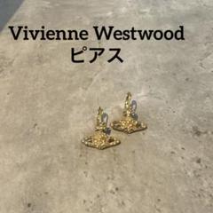Vivienne Westwoodゴールド グリッター フックピアス