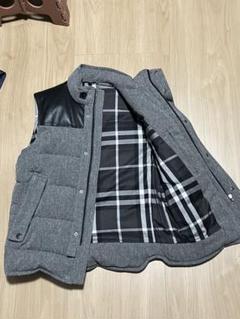 【美品】バーバリーロンドン 3way ダウンベスト黒 M ノバチェック 美品】バーバリーロンドン 3way ダウンベスト黒 M ノバチェック