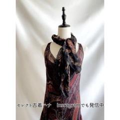 23151 ラルフローレン ヴィンテージ vintage スカーフ シルク 絹