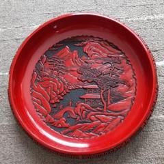 茶道具　南忠作　仙台堆朱　香合　共箱　V　8333 茶道具 南忠作 仙台堆朱 香合 共箱 V 8333
