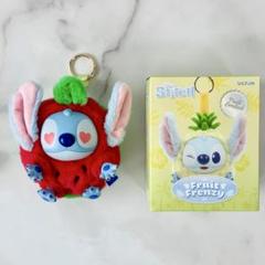 スティッチ フルーツフレンジー ぬいぐるみキーチェーン スイカ