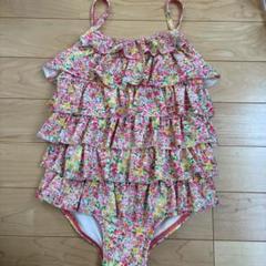 petit main フリル花柄水着 120