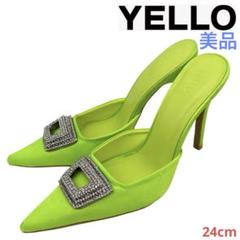 YELLO / イエロTIPPI SANDALS スタッズヒールミュール