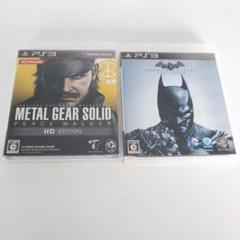 PS3 バットマン アーカム ビギンズ / METAL GEAR SOLID