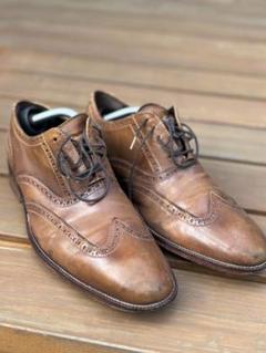 Cole Haan ブラウン ウィングチップシューズのサムネイル