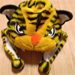 阪神タイガース・トラ顔のフリースキャップ