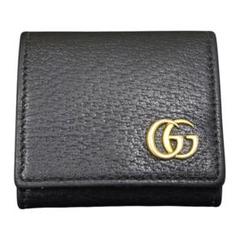 極美品✨GUCCI グッチ レザー コインケース 丸型 ダークブラウン 極美品✨GUCCI グッチ レザー コインケース 丸型 ダークブラウン