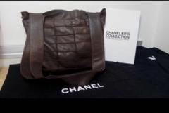激安!正規品♪ CHANELシャネルブラウンラムスキンショルダーバッグ