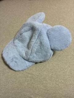 ディズニー　ミッキー耳付きキャップ