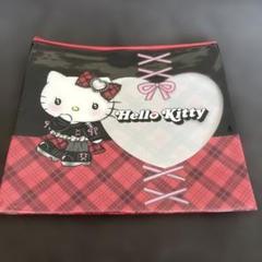 Hello Kitty チェック柄ポーチ