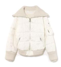 andmary Mary quilting jacket ホワイトベージュ