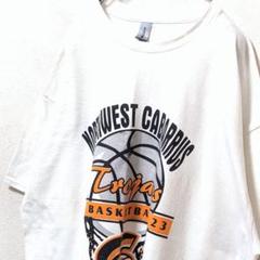 ギルダン ノースウェストカバラストロージャンズ Tシャツ ホワイト白XL古着