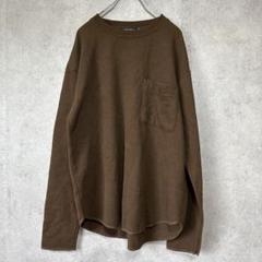 【niko and】ニコアンド（3）ワッフルロンT＊ロングTシャツ＊胸ポケット